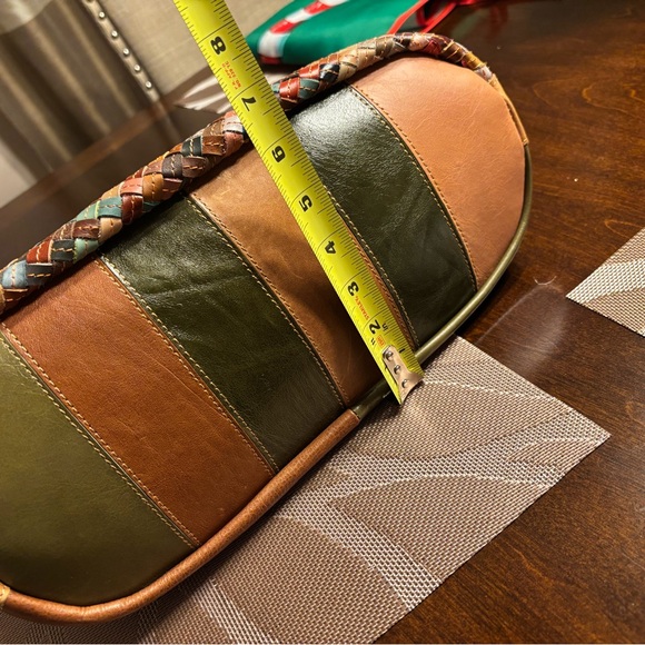 Ameri Leather patchwork leather hobo bag - Picture 12 of 13